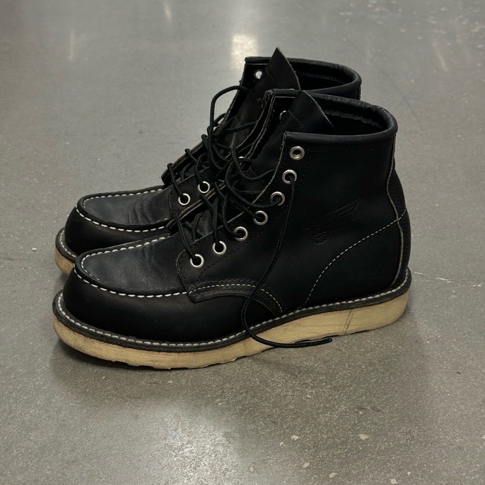 Red Wing Shoes Classic Moc — Black Leather
